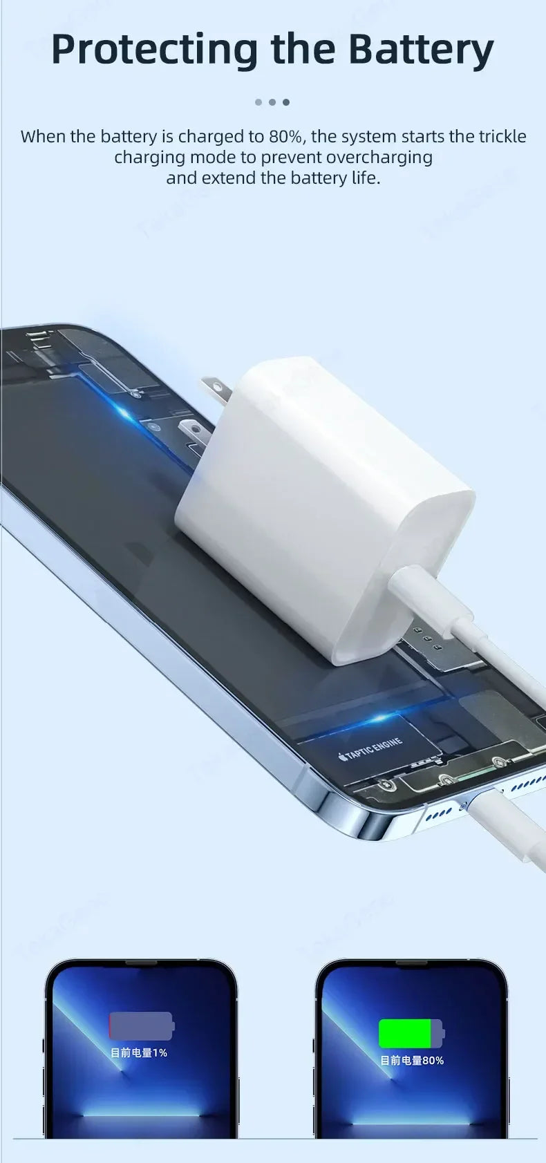 PD 30W USB C Charger For iPad A16 10 9 10th 9th Generation Air 13 11th Pro 11 12.9 M5 M4 M3 M2 Mini 7 iPhone Tablet Type C Cable