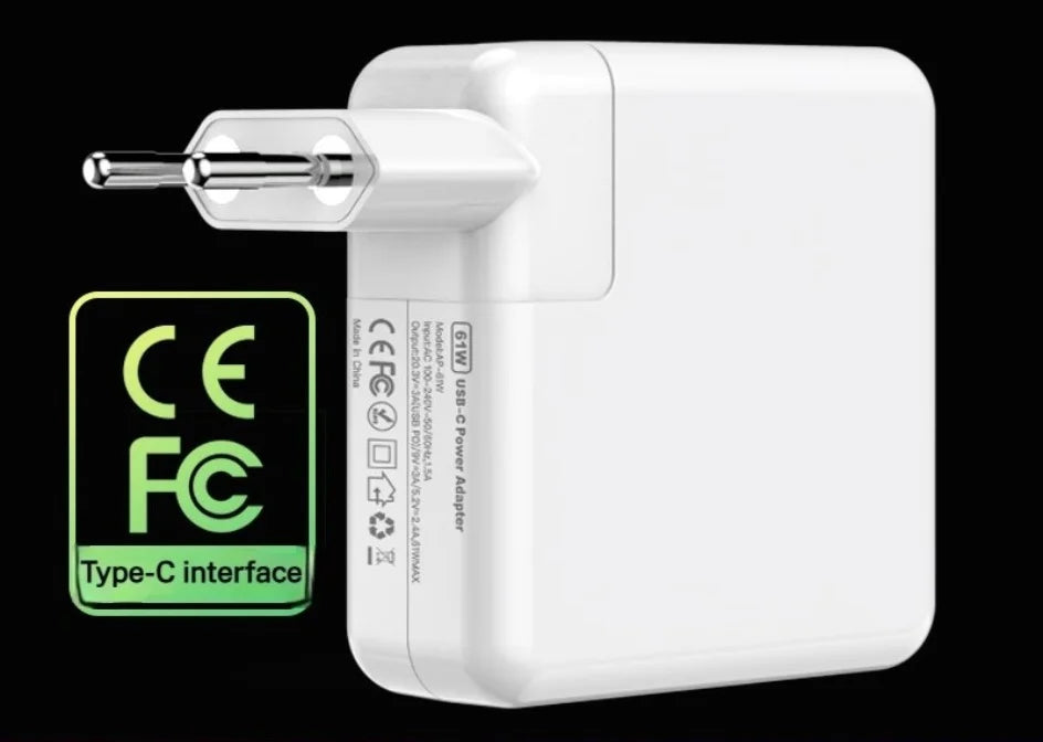 96W USB C Charger for MacBook Pro 16, 15, 14, 13 Inch M3 M2 M1 MacBook Air, USB-C Power Adapter for Laptop, with 6.6 ft 5A Cable