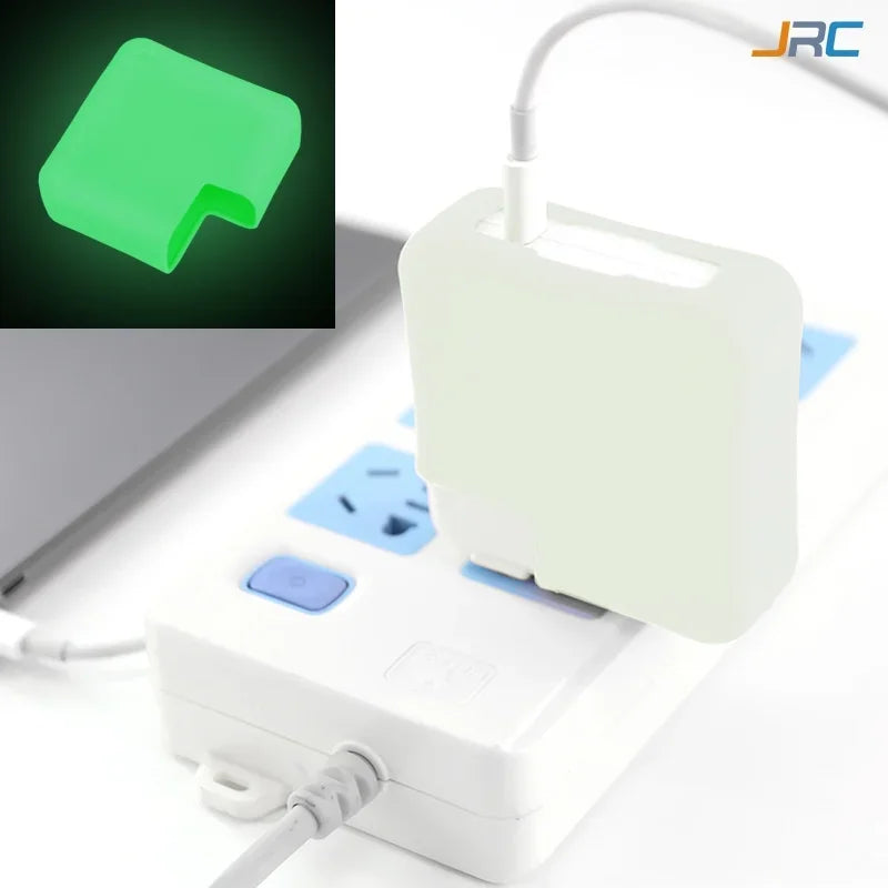 70W 45W Charger Protective Sleeve Case For MacBook Air 13.6 inch 2025 M4 M3 M2 Air 15.3 pro 14 inch 2023 2024 Silicone Cover