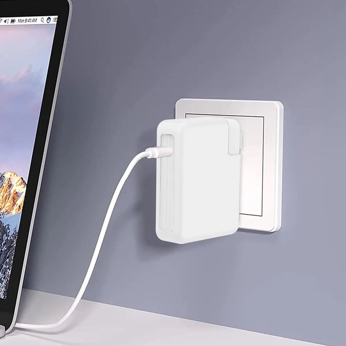 70W 45W Charger Protective Sleeve Case For MacBook Air 13.6 inch 2025 M4 M3 M2 Air 15.3 pro 14 inch 2023 2024 Silicone Cover