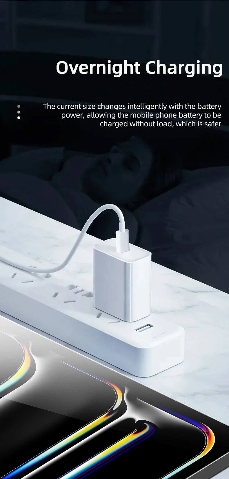 PD 30W USB C Charger For iPad A16 10 9 10th 9th Generation Air 13 11th Pro 11 12.9 M5 M4 M3 M2 Mini 7 iPhone Tablet Type C Cable