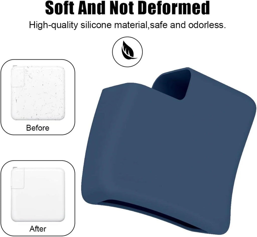 70W 45W Charger Protective Sleeve Case For MacBook Air 13.6 inch 2025 M4 M3 M2 Air 15.3 pro 14 inch 2023 2024 Silicone Cover